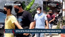 Detik-Detik Polisi Ringkus Dua Pelaku Pencurian Motor