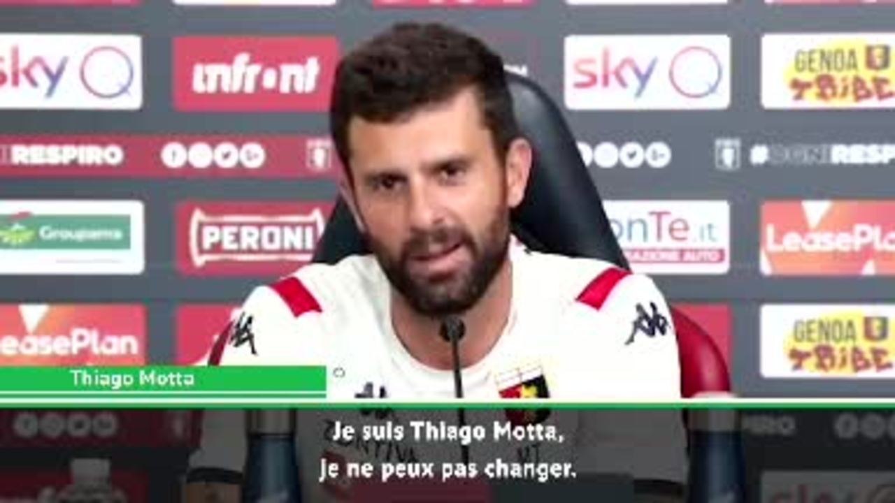 Genoa - Thiago Motta : "Je veux juste faire du Thiago Motta"