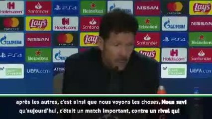 Groupe D - Simeone : "Jouer chaque match comme si c'était le dernier"