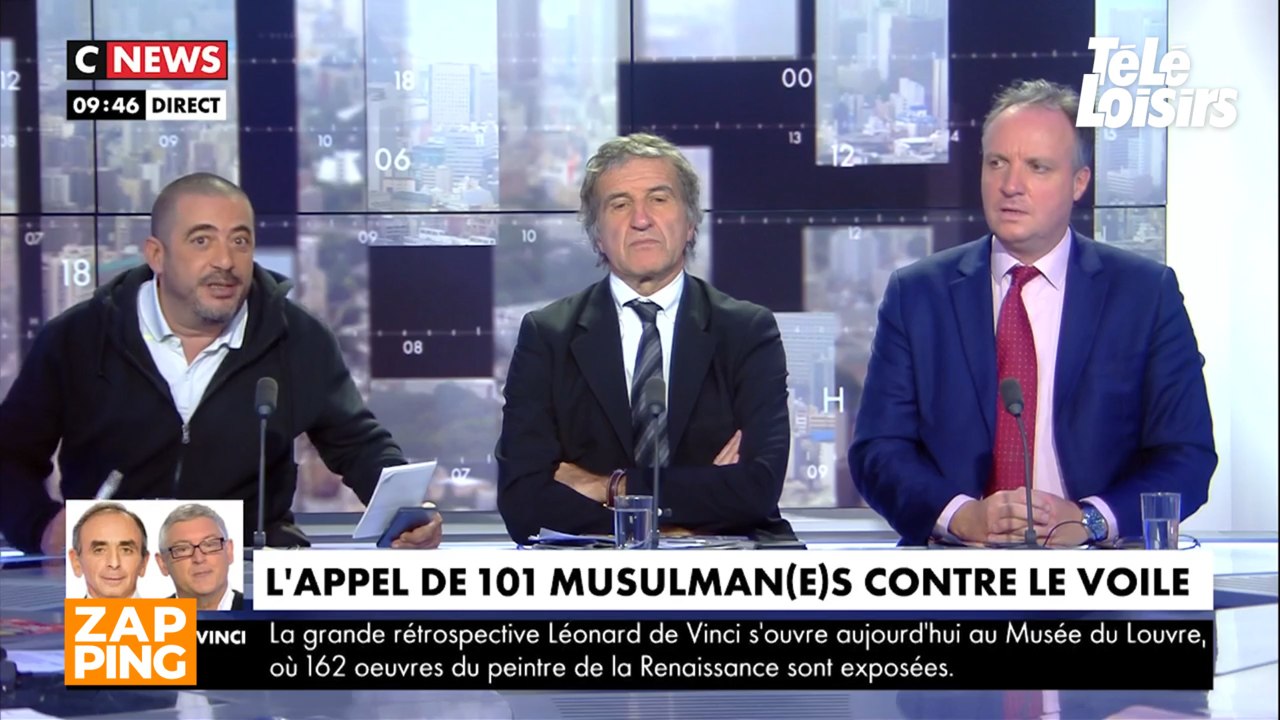 Un intervenant quitte le plateau de L'Heure des pros en plein direct et