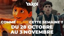 Yakoi comme films à regarder à la télé cette semaine (du lundi 28 octobre au dimanche 3 novembre) ?