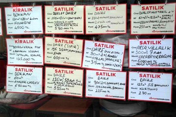 Dövizle birlikte artan konut fiyatları düşüşe aldırış etmedi