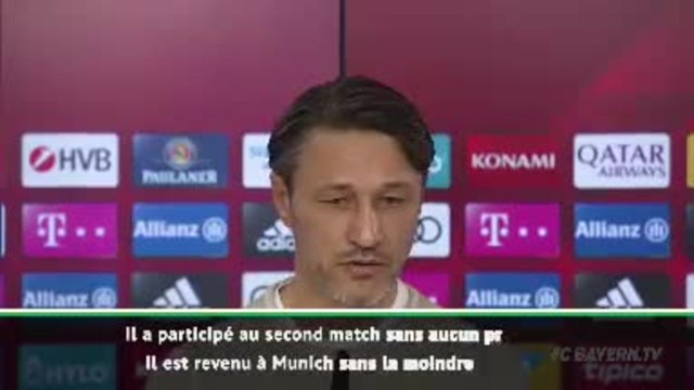 Bayern - Kovac : Hernandez est de nouveau disponible pour jouer aussi avec nous