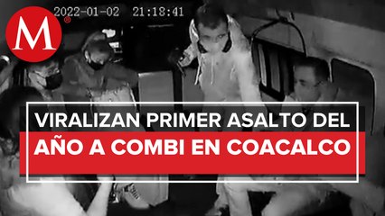 En el Estado de México inició el año con el primer asalto al transporte público