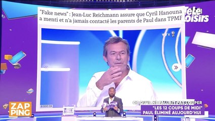 Cyril Hanouna a-t-il menti au sujet de Paul ? L'animateur répond à JL Reichmann