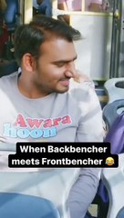 When backbencher meet front benchers