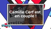 Camille Cerf, heureuse avec son nouveau compagnon