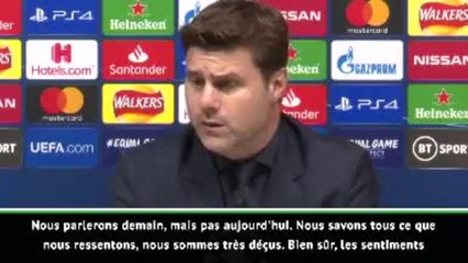Groupe B - Pochettino : "Pas le moment de parler à mes joueurs"