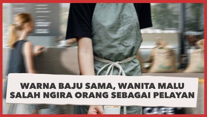 Warna Baju Sama, Wanita Malu Salah Ngira Orang Sebagai Pelayan, Ternyata Begini Bawaanya