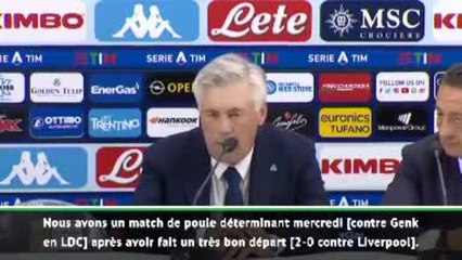 6e j. - Ancelotti : "L'Inter mérite d'être leader du championnat"