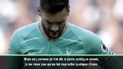 7e j. - Pochettino n'en veut pas à Lloris après son erreur