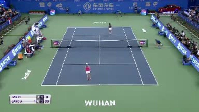 Wuhan - Garcia n'a rien pu faire contre Barty