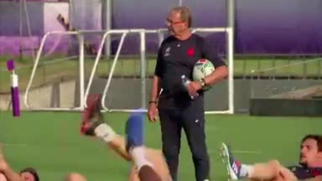 XV de France - Le dernier entraînement de veille de match
