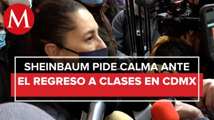 Sheinbaum asegura que no hay razón para cerrar escuelas en CdMx pese a pandemia
