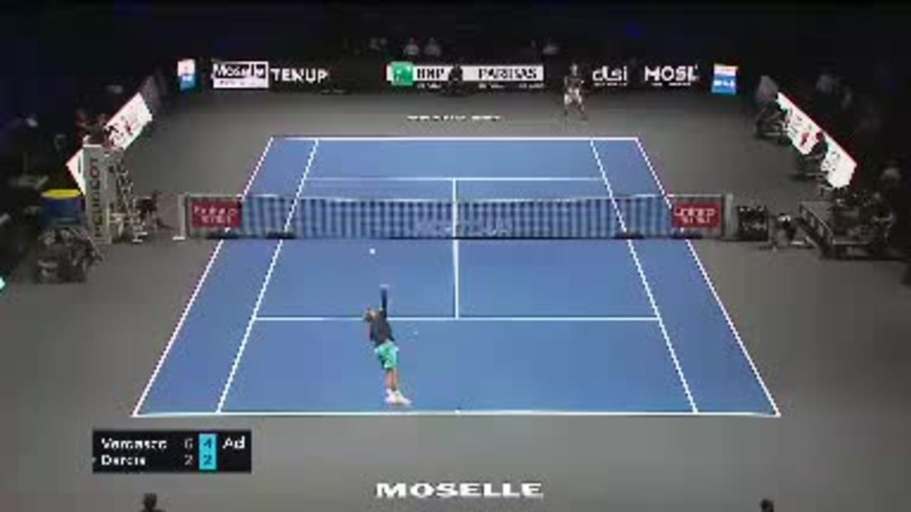 Metz - Verdasco sort Darcis