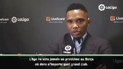 Barcelone - Eto'o fan d'Ansu Fati