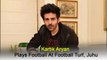 Kartik Aryan Plays Football At Football Turf, Juhu