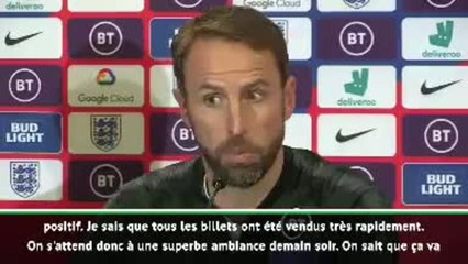 Angleterre - Southgate : "Très impressionné par le Kosovo"