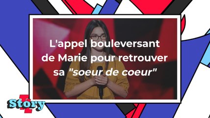 Marie (The Voice Kids) lance un appel bouleversant pour retrouver sa "soeur de coeur"