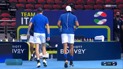 ATP Cup : Les Bleus corrigés par l'Italie et éliminés