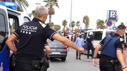 Nuevo choque entre manteros y Guardia Urbana