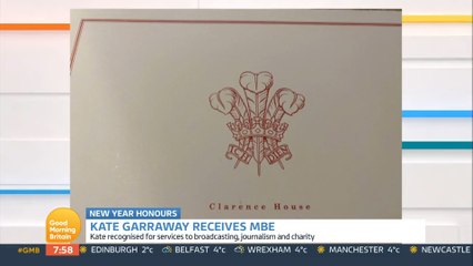 Kate Garraway says 'I didn't receive MBE for looking after Derek'