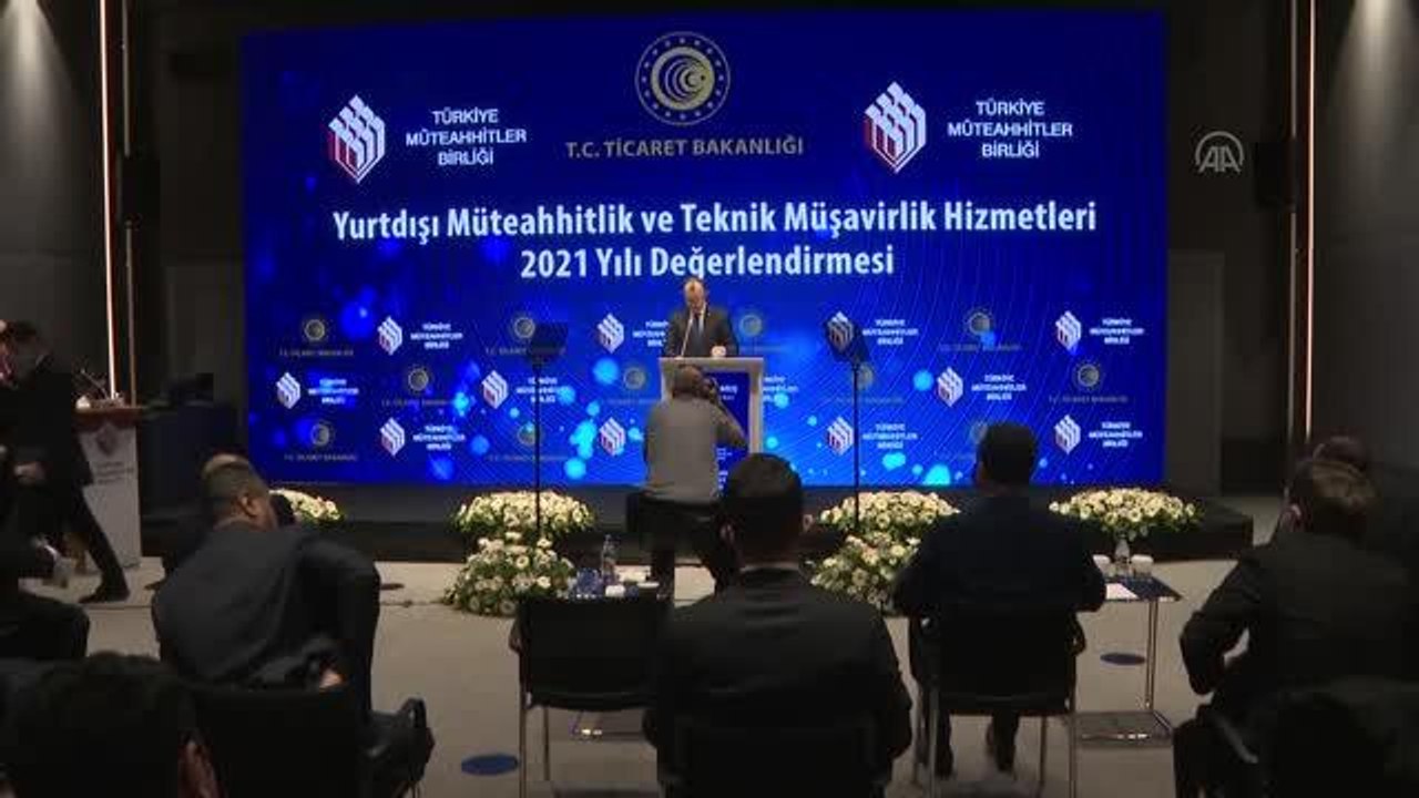 Muş: "Türk inşaat sektörünün, 2020'de üstlendiği 15,2 milyar dolarlık proje bedeli 2021 sonu itibarıyla 29,3 milyar dolara ulaştı"