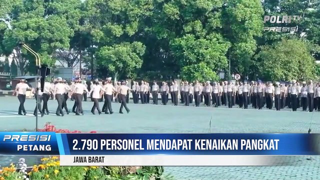 Kapolda Jabar Pimpin Upacara Kenaikan Pangkat Polri Polda Jabar TMT I