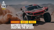Mathieu Serradori enjoying the desert - Étape 3 / Stage 3 - #DAKAR2022