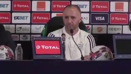 Finale - Belmadi : "Delort et Brahimi ? Ils ont l'intelligence pour gérer leur frustration"