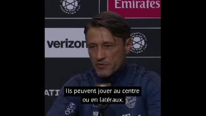 Transferts - Kovac : ''Hernandez et Pavard me donnent plus d'options''