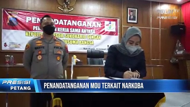 Polres Sukoharjo Tandatangani MoU dengan Yayasan Cahaya Kusuma Bangsa, Terkait Penanganan Narkoba