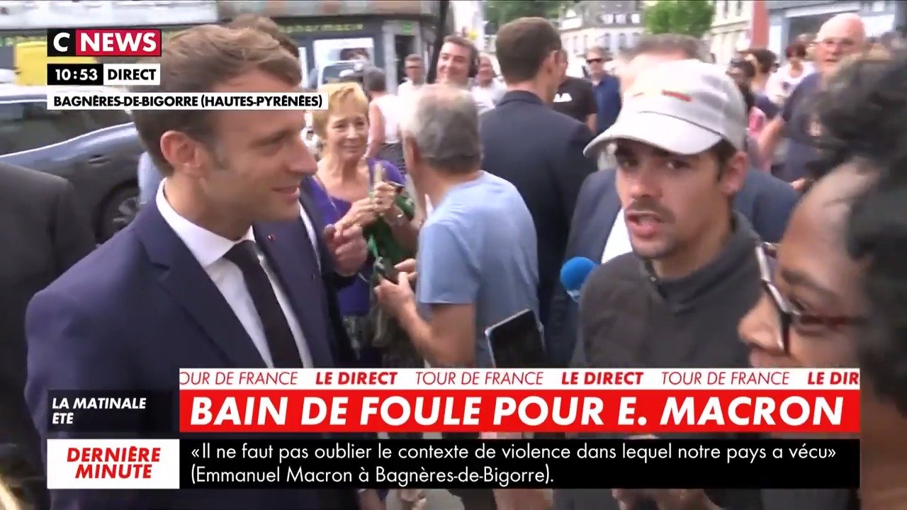 Cannabis : interpellé en direct sur la légalisation, Emmanuel Macron réagit