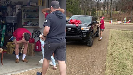 'Grateful son gets emotional after receiving epic Christmas/Birthday/Graduation surprise '