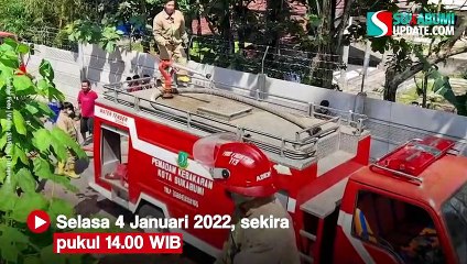 Atap Ruang UKS SD Caringin Ngumbang Sukabumi Terbakar