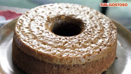 Bolo de churros invertido