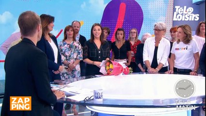 Sophie Le Saint très émue pour son dernier JT dans Télématin