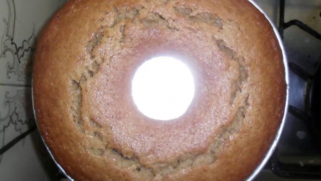 Bolo de banana de liquidificador