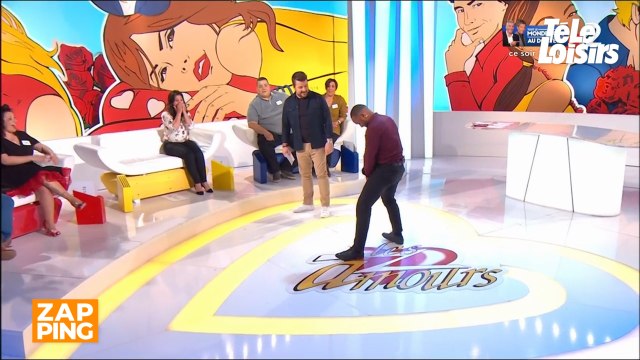 Un candidat des Z'amours déchire son pantalon en pleine émission