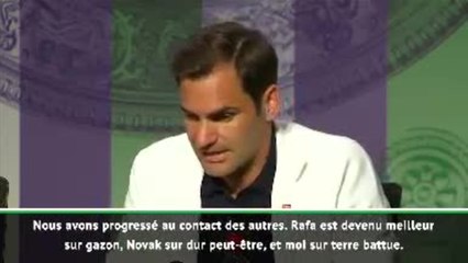 Wimbledon - Federer : "La concurrence avec Novak et Rafa ? C'était fun..."
