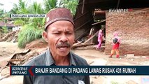 Banjir Bandang Terjang Kabupaten Padang, 431 Rumah Warga Rusak!
