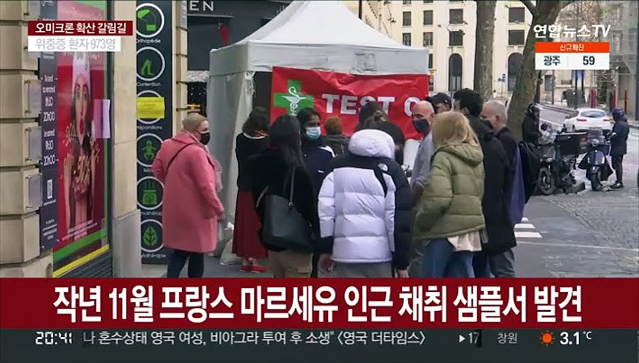 프랑스서 오미크론과 다른 새 변이 발견…돌연변이 46개