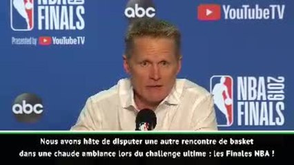 NBA - Kerr : "Panser nos plaies et relever ce défi"