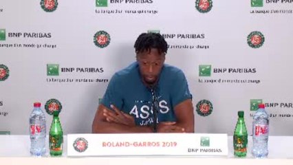Roland-Garros - Monfils : "Si tu penses au temps, tu peux psychoter"