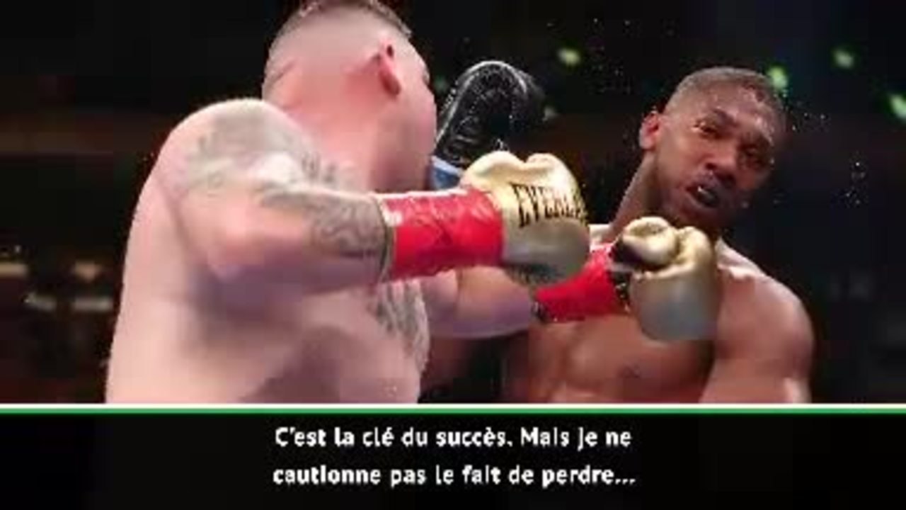 Poids lourds - Joshua : "Je ne cautionne pas de perdre"