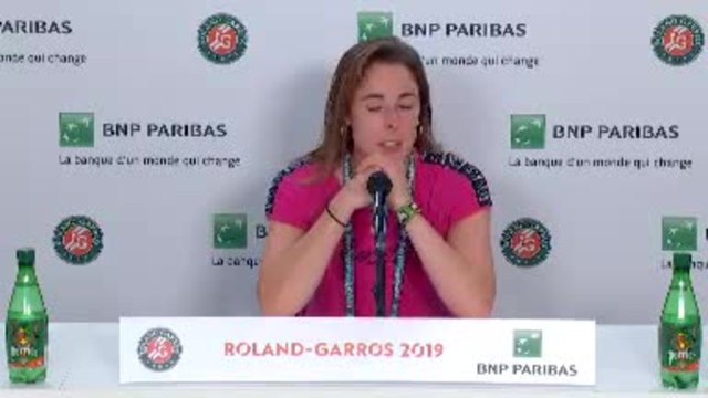 Roland-Garros - Cornet : Je fais ce que je peux