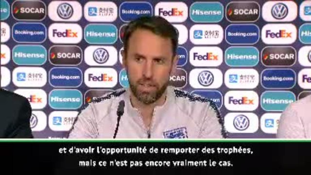 Angleterre - Southgate : Nous sommes désormais proches de disputer des finales