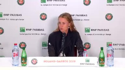 Roland-Garros - Mladenovic : "Dominée dans tous les compartiments"