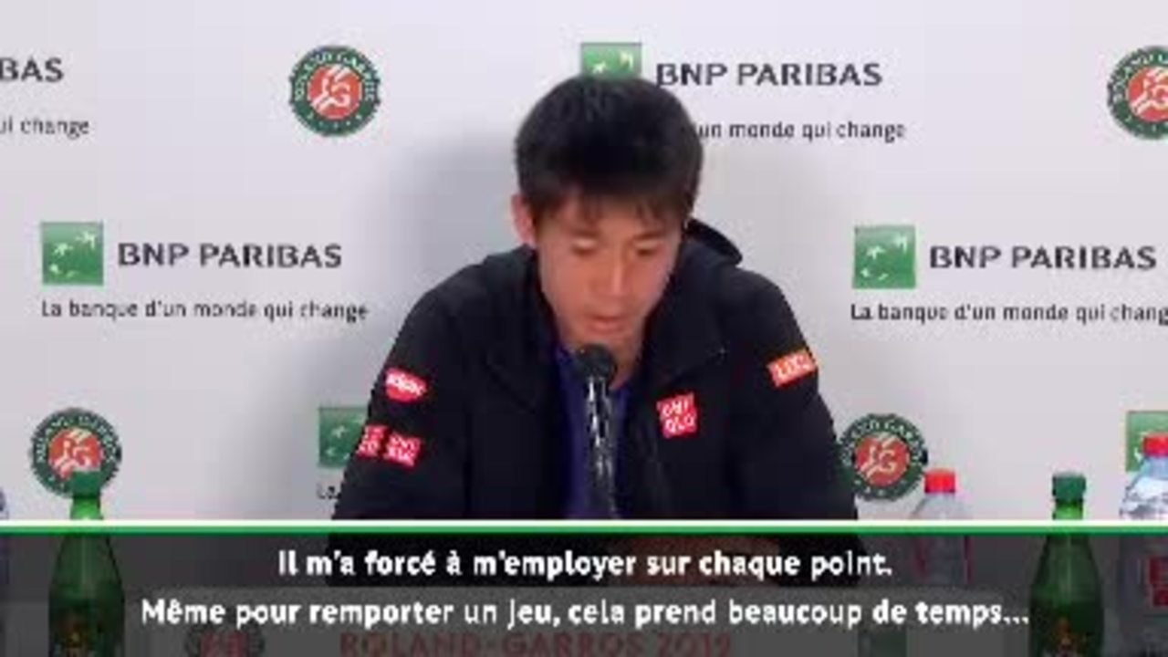Roland-Garros - Nishikori : "Franchir les quarts de finale en Grand Chelem"