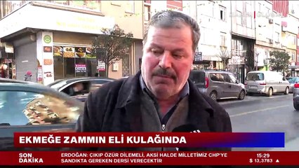 Ekmeğe zammın eli kulağında